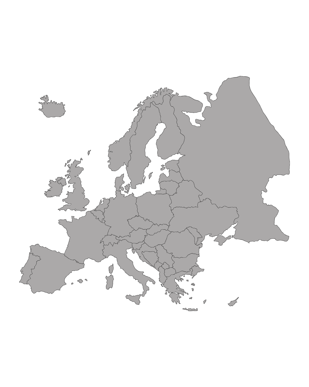 uk and europe map